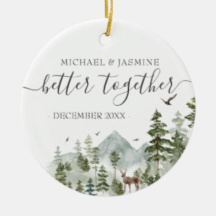 Our First Christmas Better Together Tree Ceramic Tree Decoration