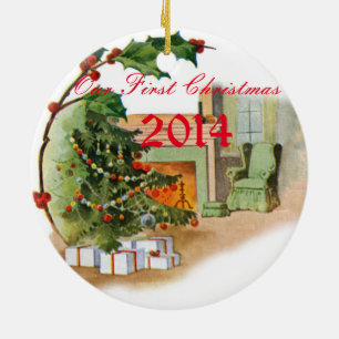 Our First Christmas Ceramic Tree Decoration
