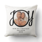 Our First Christmas Engaged Photo Heart-Shaped