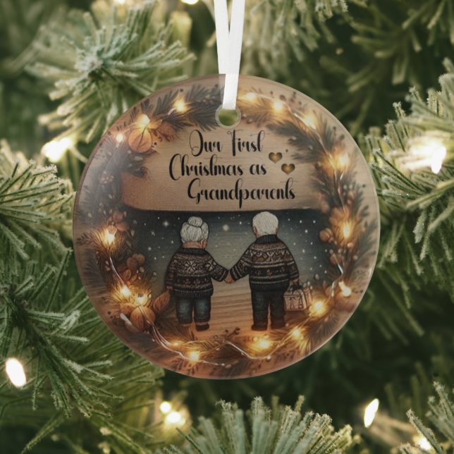 Our First Christmas Grandparents ornament (Insitu)