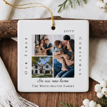 Our First Christmas in New Home Personalised Photo