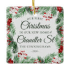 Our First Christmas in our New Home Watercolor