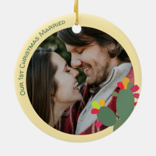 our first Christmas married Ceramic Tree Decoration