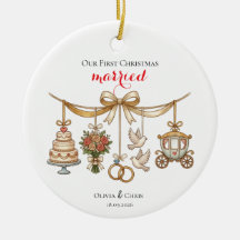 Our First Christmas Married Newlywed Holiday