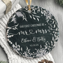 Our First Christmas Married Ornament