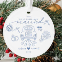 Our First Christmas Married Ornament