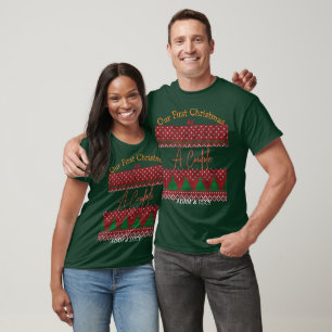 Our first Christmas Mr. and Mrs. /Couple newlywed  T-Shirt