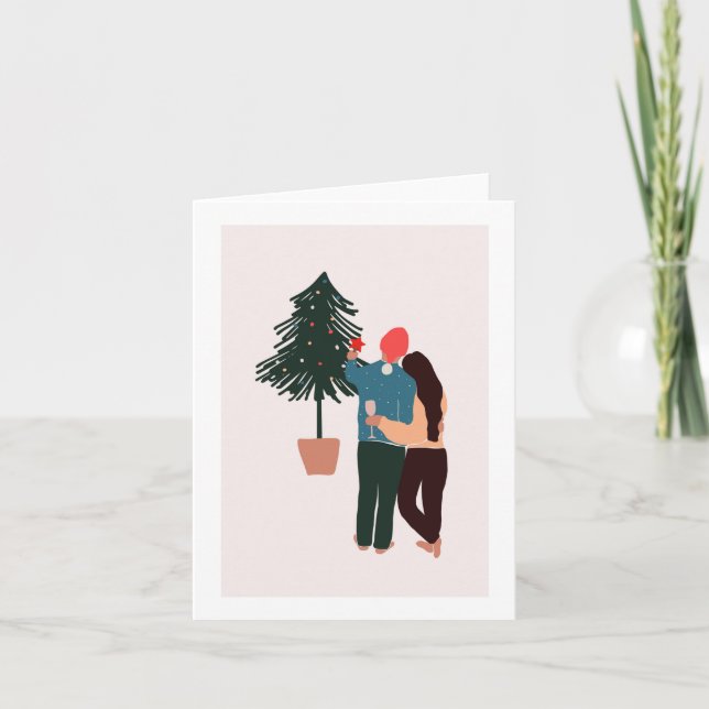 Our First Christmas Newlywed Christmas Card (Front)