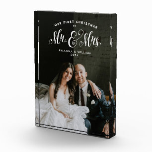 Our first Christmas newlywed Mrs and Mrs Photo Blo