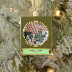 "Our First Christmas" Ornament - Couples Custom