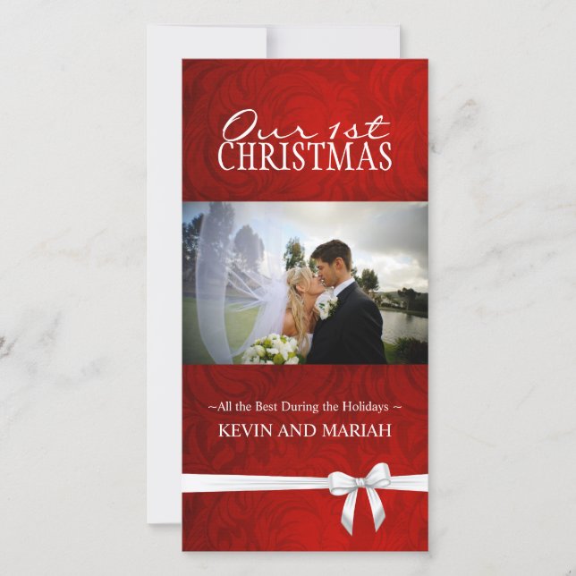 Our first Christmas Photo Cards (Front)
