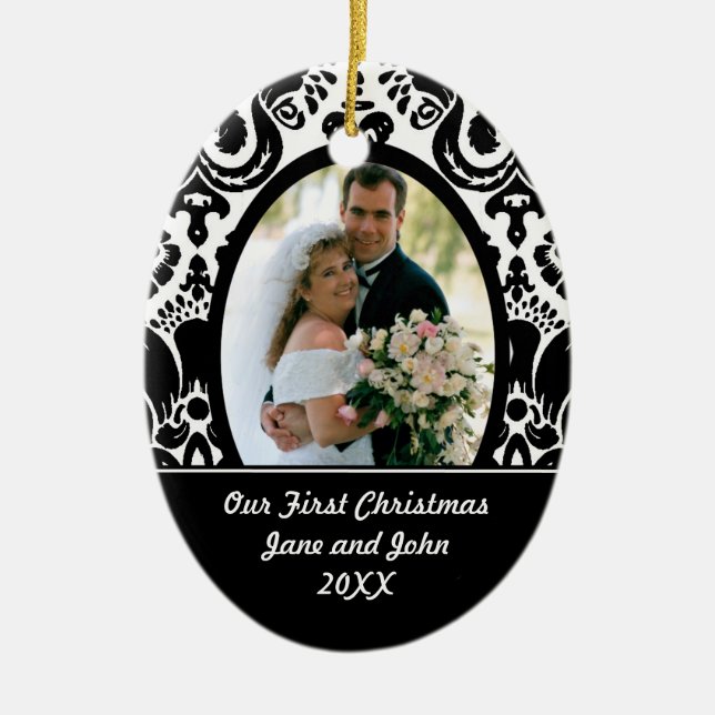 Our First Christmas Photo Ornament (Front)
