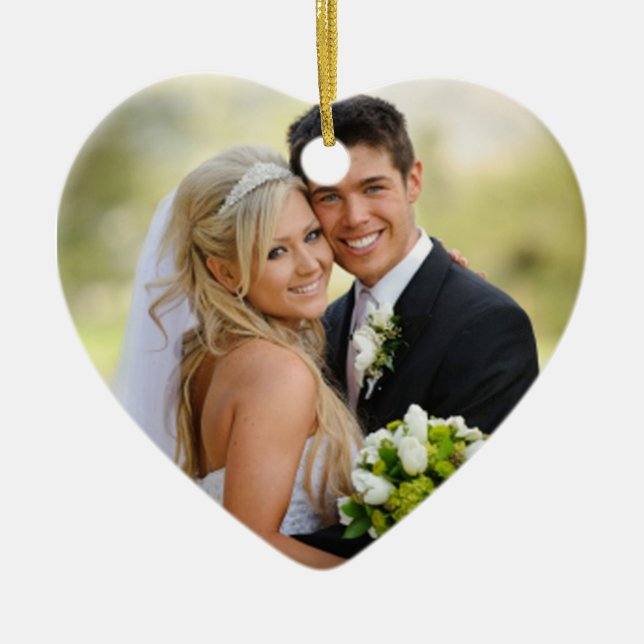 Our First Christmas Photo Ornament (Front)