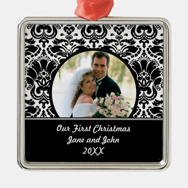 Our First Christmas Photo Ornament (Front)