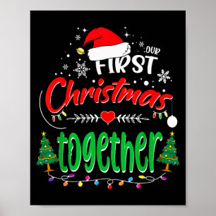 Our First Christmas Together 2021 1st Christmas  Poster