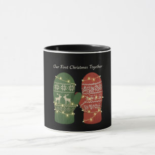 Our First Christmas Together Cosy Knitted Mug