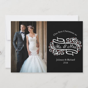 Our First Christmas Together Lesbian Greeting Holiday Card