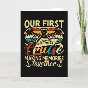 Our First Cruise 2025 Together Family Trip Matchin Card