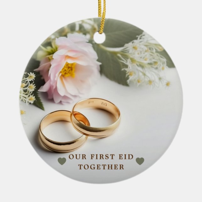 Our First Eid Together Ornament (Front)
