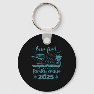 Our First Family Cruise 2025 Summer Vacation Trip  Key Ring