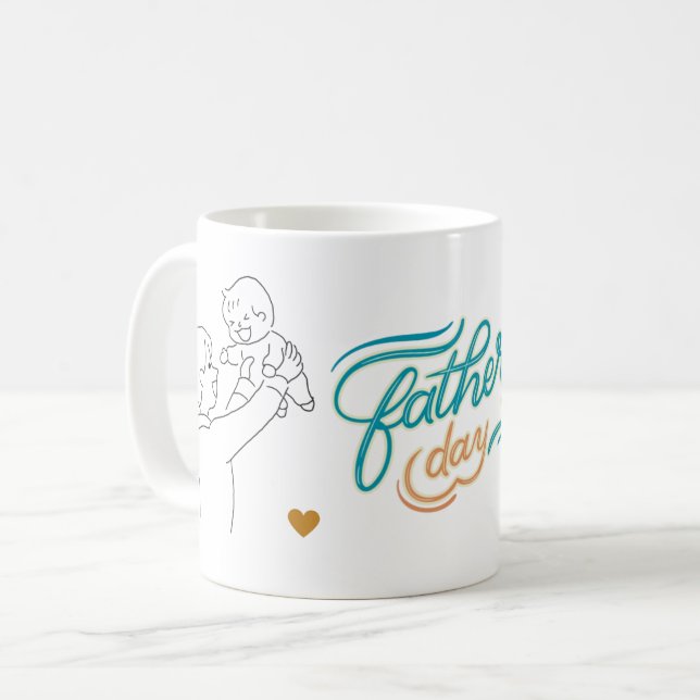 Our First Father’s Day Together – Special Dad Mug (Front Left)