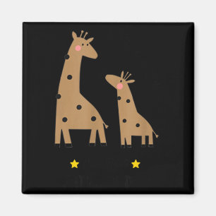 Our First Father's Day 2026, Funny Giraffe Gift Da Magnet