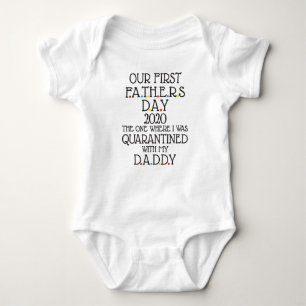 Our first fathers day 20XX with my daddy Baby Bodysuit