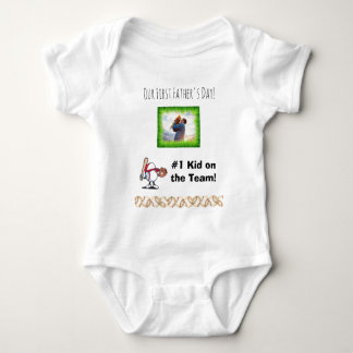Our First Father's Day Baby T-Shirt Bodysuit