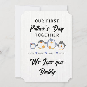 OUR FIRST FATHER'S DAY TOGETHER INVITATION