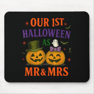 Our First Halloween As Mr And Mrs 2025 Matching Co Mouse Pad