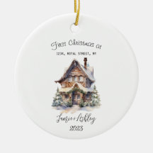 Our First Home Christmas Ornament 2023 Personalise