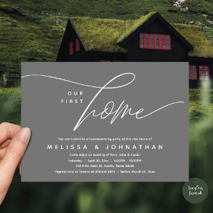 Our First Home, Cosy Lovely Housewarming Party Invitation