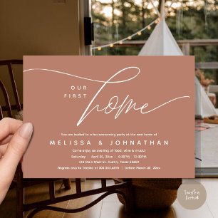 Our First Home, Cosy Lovely Housewarming Party Invitation