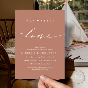 Our first home, Housewarming party celebration Invitation