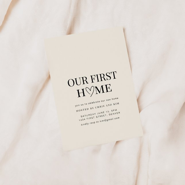 Our First Home Housewarming Party Invite (Creator Uploaded)