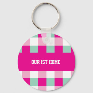 Our First Home Keychain