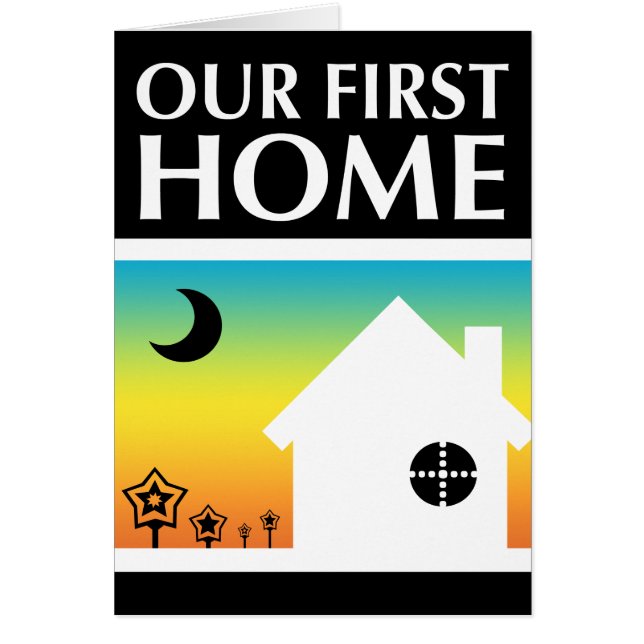 our first home (rainbow sunset) (Front)