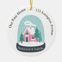 Our First Home Snow Globe 