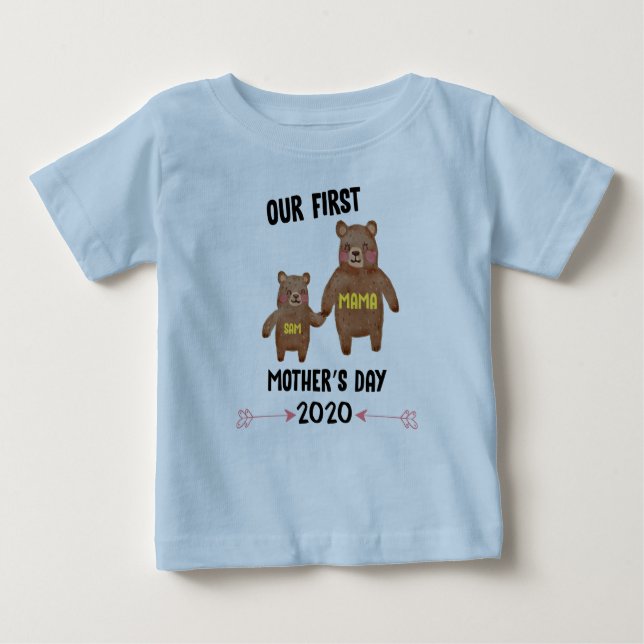 Our First Mother's Day Baby T-Shirt (Front)