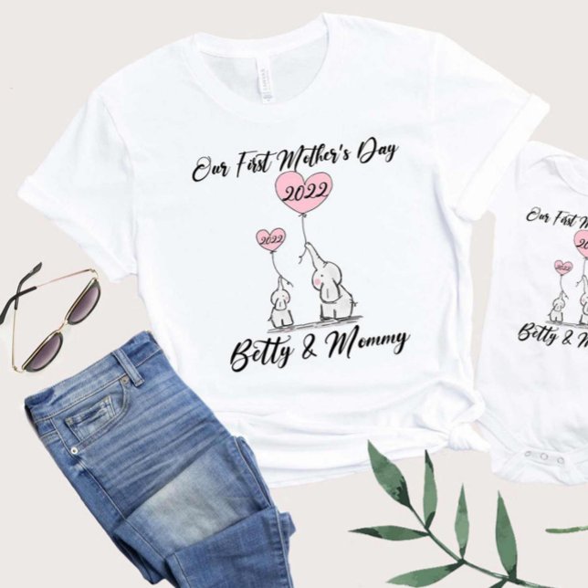 Our First Mother's Day, Matching Mummy And Me T-Shirt (Creator Uploaded)