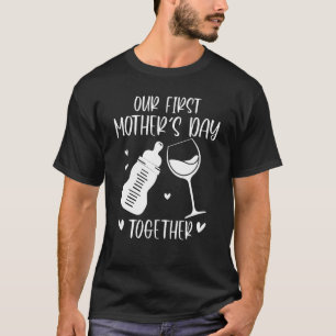 Our First Mother's Day Mothers Day Matching Mummy  T-Shirt