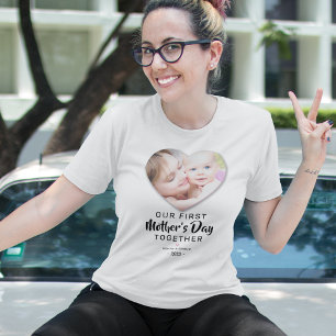 Our First Mother's Day Photo T-Shirt