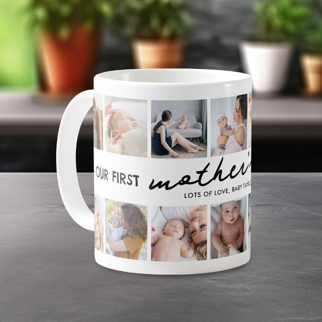 Our First Mothers Day Together 14 Photo Coffee Mug (Creator Uploaded)