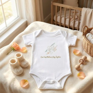 Our First Mother's Day Together Baby Bodysuit - Mi