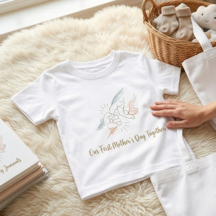Our First Mother's Day Together Baby Fine Jersey T T-Shirt