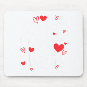 Our first valentine day together couple matching h mouse pad