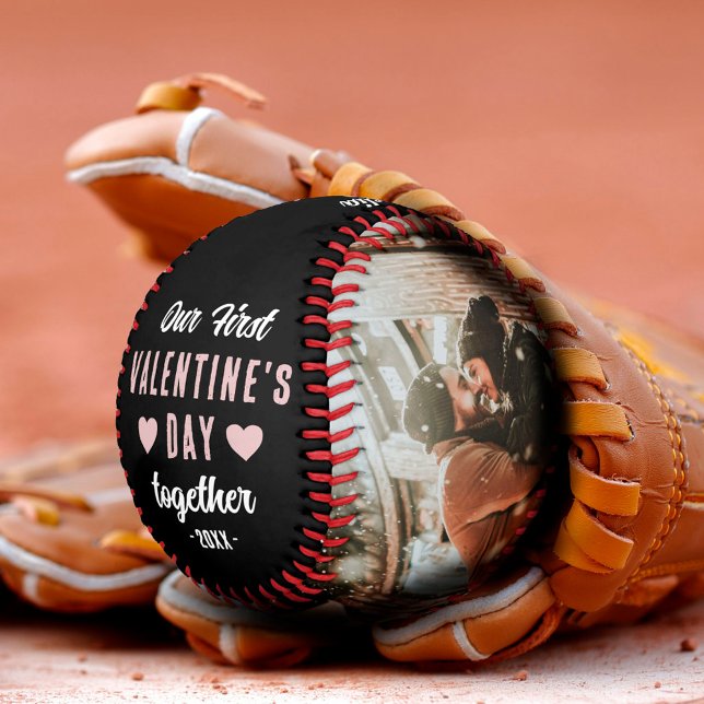 Our First Valentine's Day Together 2 Photos Baseball (Creator Uploaded)