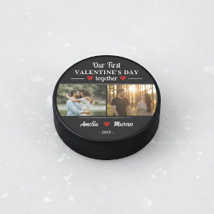 Our First Valentine's Day Together 2 Photos  Hockey Puck