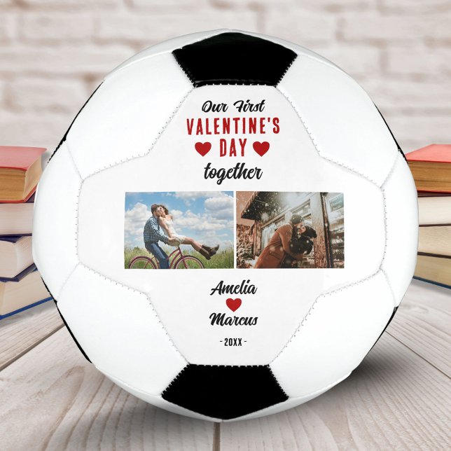 Our First Valentine's Day Together 2 Photos  Soccer Ball (Creator Uploaded)