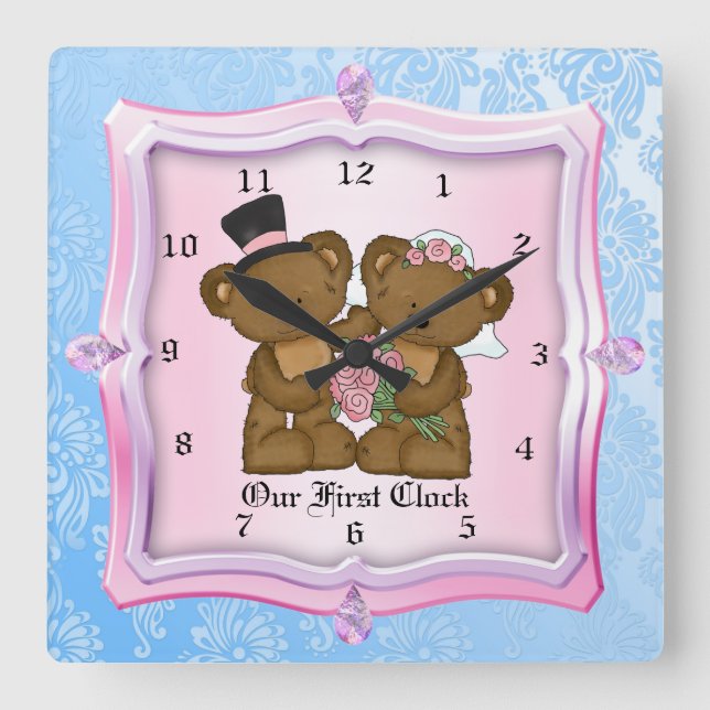 Our First Wedding Clock (Front)